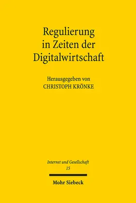 Krönke | Regulierung in Zeiten der Digitalwirtschaft | E-Book | sack.de
