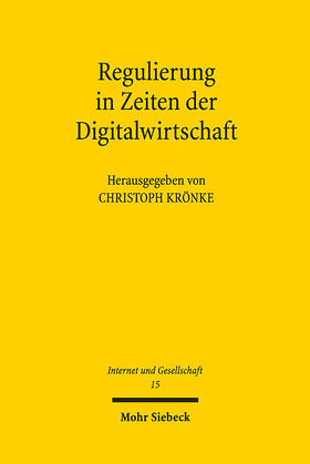 Krönke | Regulierung in Zeiten der Digitalwirtschaft | E-Book | sack.de