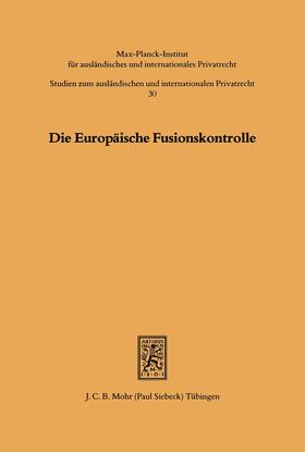 Karl / Veelken / Richter | Die Europäische Fusionskontrolle | E-Book | sack.de