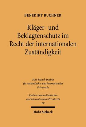 Buchner | Kläger- und Beklagtenschutz im Recht der internationalen Zuständigkeit | E-Book | sack.de