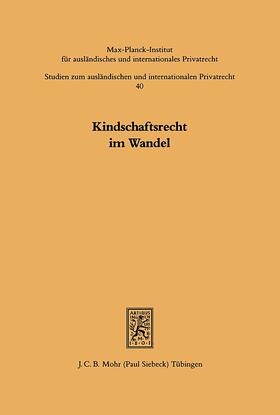 Dopffel | Kindschaftsrecht im Wandel | E-Book | sack.de