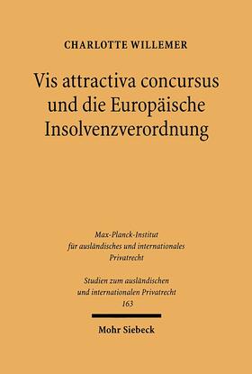 Willemer | Vis attractiva concursus und die Europäische Insolvenzverordnung | E-Book | sack.de