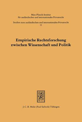 Plett / Ziegert |  Empirische Rechtsforschung zwischen Wissenschaft und Politik | eBook | Sack Fachmedien