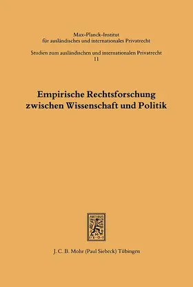 Plett / Ziegert |  Empirische Rechtsforschung zwischen Wissenschaft und Politik | eBook | Sack Fachmedien