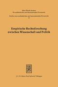 Plett / Ziegert |  Empirische Rechtsforschung zwischen Wissenschaft und Politik | eBook | Sack Fachmedien