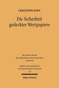 Kern |  Die Sicherheit gedeckter Wertpapiere | eBook | Sack Fachmedien