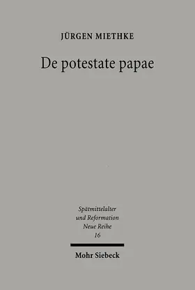 Miethke |  De potestate papae | eBook | Sack Fachmedien