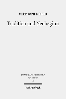 Burger | Tradition und Neubeginn | E-Book | www.sack.de