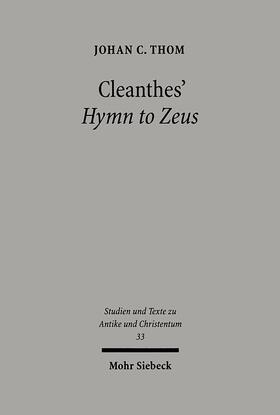 Thom | Cleanthes' Hymn to Zeus | E-Book | sack.de