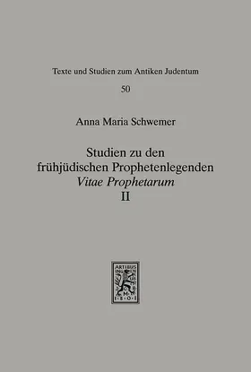 Schwemer |  Studien zu den frühjüdischen Prophetenlegenden | eBook | Sack Fachmedien