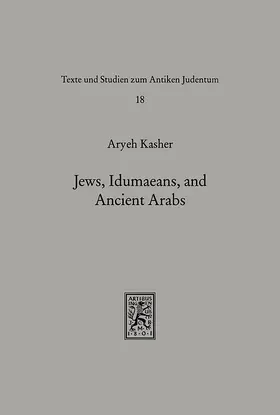 Kasher |  Jews, Idumaeans, and Ancient Arabs | eBook | Sack Fachmedien