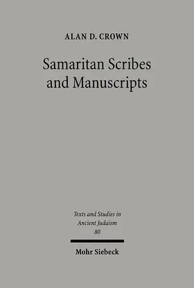 Crown |  Samaritan Scribes and Manuscripts | eBook | Sack Fachmedien