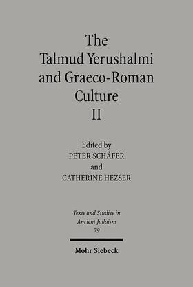 Hezser / Schäfer | The Talmud Yerushalmi and Graeco-Roman Culture II | E-Book | sack.de