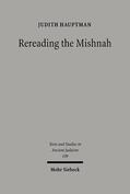 Hauptman |  Rereading the Mishnah | eBook | Sack Fachmedien
