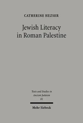 Hezser |  Jewish Literacy in Roman Palestine | eBook | Sack Fachmedien