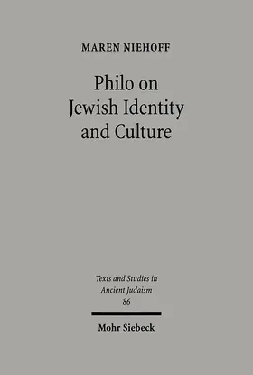 Niehoff |  Philo on Jewish Identity and Culture | eBook | Sack Fachmedien