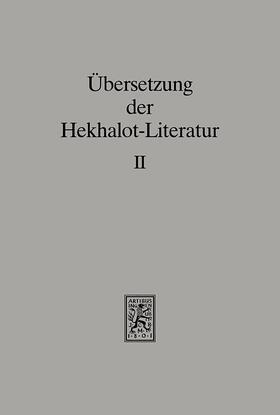 Schäfer | Übersetzung der Hekhalot-Literatur | E-Book | sack.de