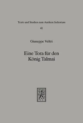 Veltri |  Eine Tora für den König Talmai | eBook | Sack Fachmedien