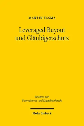 Tasma |  Leveraged Buyout und Gläubigerschutz | eBook | Sack Fachmedien