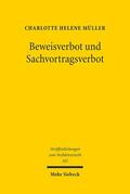 Müller |  Beweisverbot und Sachvortragsverbot | eBook | Sack Fachmedien