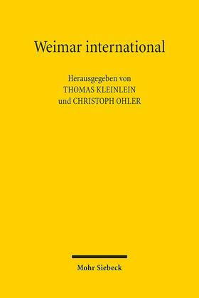Kleinlein / Ohler | Weimar international | Buch | 978-3-16-158877-8 | sack.de