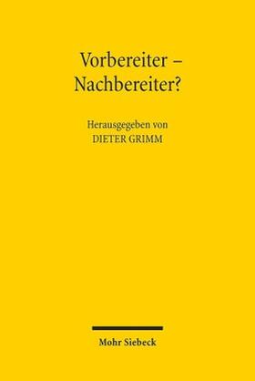 Grimm | Vorbereiter - Nachbereiter? | Buch | sack.de