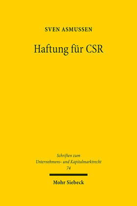 Asmussen | Haftung für CSR | E-Book | sack.de
