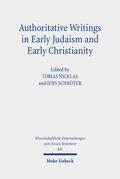 Nicklas / Schröter |  Authoritative Writings in Early Judaism and Early Christianity | eBook | Sack Fachmedien
