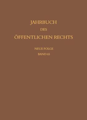 Baer / Lepsius / Schönberger | Jahrbuch des öffentlichen Rechts der Gegenwart. Neue Folge | E-Book | sack.de