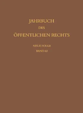 Baer / Lepsius / Schönberger |  Jahrbuch des öffentlichen Rechts der Gegenwart. Neue Folge | eBook | Sack Fachmedien