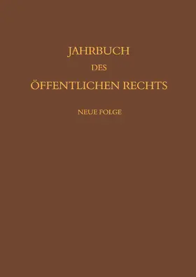 Häberle |  Jahrbuch des öffentlichen Rechts der Gegenwart. Neue Folge | eBook | Sack Fachmedien
