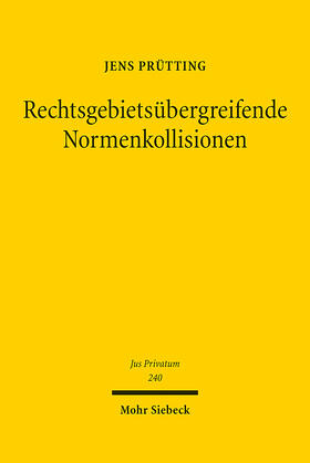 Prütting | Rechtsgebietsübergreifende Normenkollisionen | E-Book | sack.de