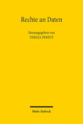 Pertot / Padovini / Schmidt-Kessel |  Rechte an Daten | eBook | Sack Fachmedien