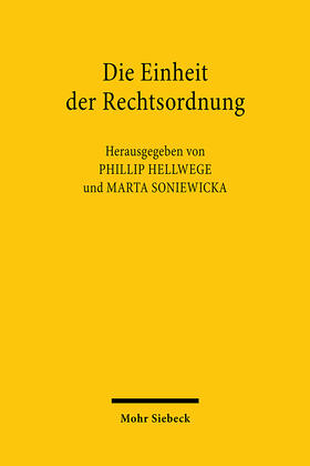 Hellwege / Soniewicka | Die Einheit der Rechtsordnung | E-Book | sack.de