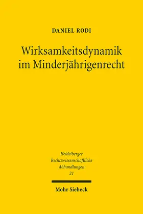 Rodi | Wirksamkeitsdynamik im Minderjährigenrecht | E-Book | sack.de