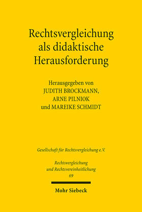 Brockmann / Pilniok / Schmidt | Rechtsvergleichung als didaktische Herausforderung | E-Book | sack.de