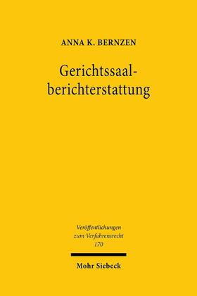 Bernzen | Bernzen, A: Gerichtssaalberichterstattung | Buch | 978-3-16-159255-3 | sack.de