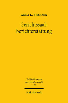 Bernzen |  Gerichtssaalberichterstattung | eBook | Sack Fachmedien