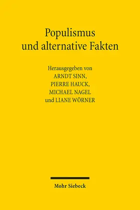 Sinn / Hauck / Nagel |  Populismus und alternative Fakten | eBook | Sack Fachmedien