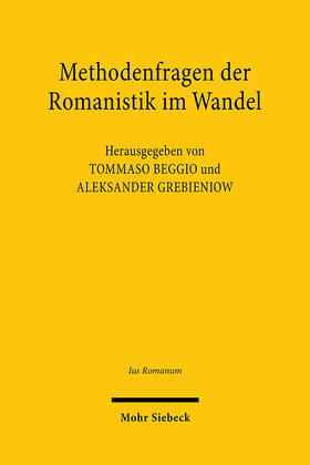 Beggio / Grebieniow | Methodenfragen der Romanistik im Wandel | E-Book | sack.de