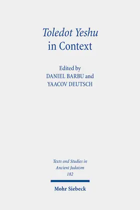 Barbu / Deutsch |  Toledot Yeshu in Context | eBook | Sack Fachmedien