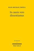 Empell |  Empell, H: In causis vero dissentiamus | Buch |  Sack Fachmedien