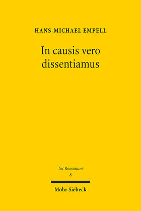 Empell | In causis vero dissentiamus | E-Book | sack.de