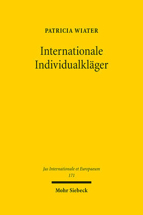 Wiater | Internationale Individualkläger | E-Book | sack.de