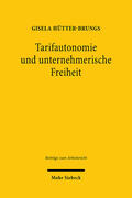 Hütter-Brungs |  Tarifautonomie und unternehmerische Freiheit | eBook | Sack Fachmedien