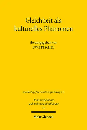 Kischel |  Gleichheit als kulturelles Phänomen | eBook | Sack Fachmedien