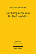 Nemeczek |  Der Europäische Pass für Bankgeschäfte | eBook | Sack Fachmedien