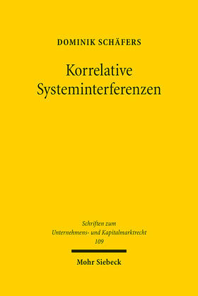 Schäfers |  Korrelative Systeminterferenzen | Buch |  Sack Fachmedien