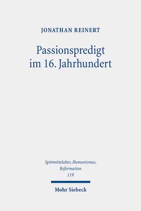 Reinert | Passionspredigt im 16. Jahrhundert | E-Book | www.sack.de