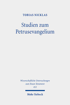 Nicklas | Studien zum Petrusevangelium | E-Book | sack.de